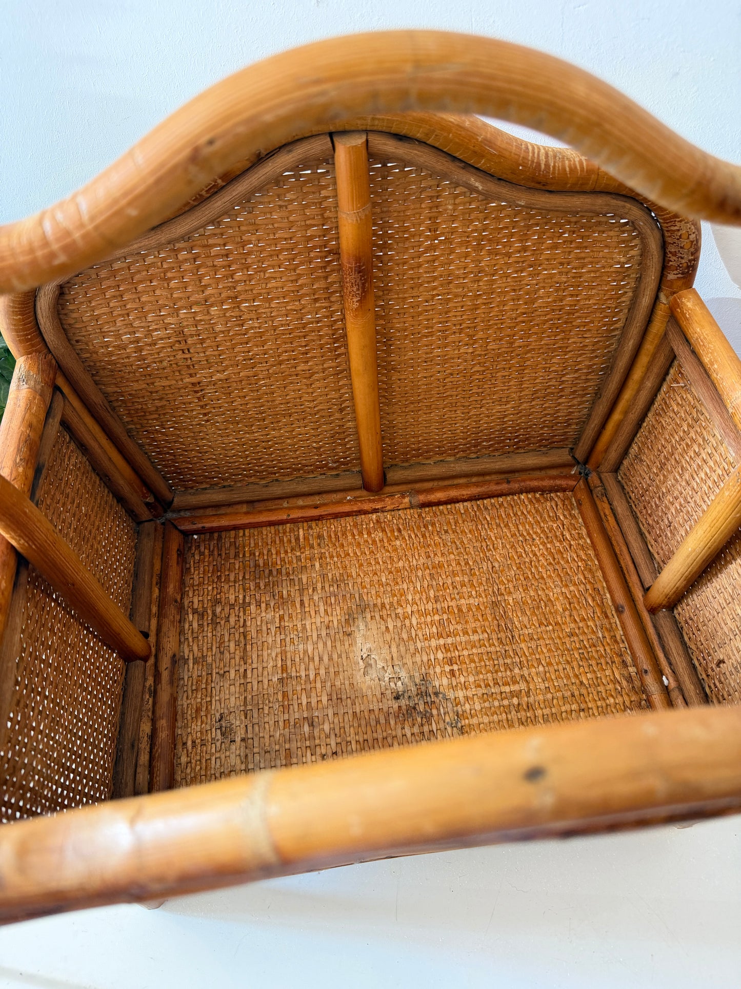 Rotan lectuurmand