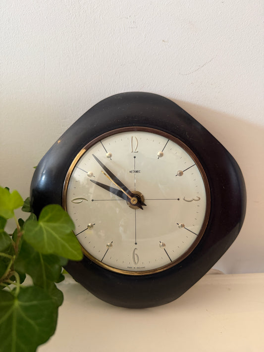 Metamec wandklok jaren 60