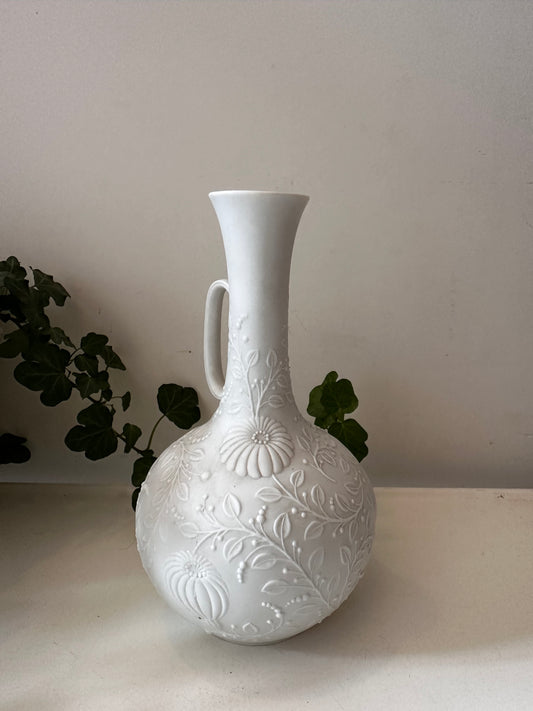 Wit biscuit porseleinen vaas