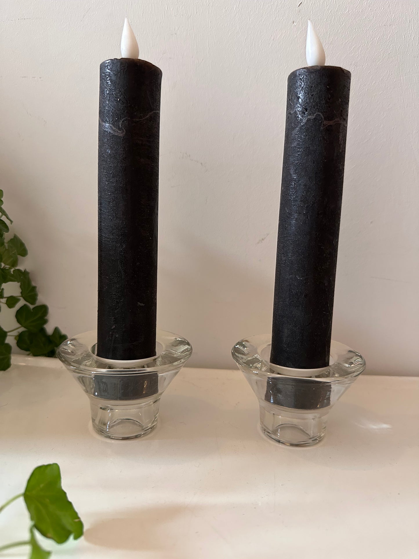 Set van 2 Scandinavische design kandelaars