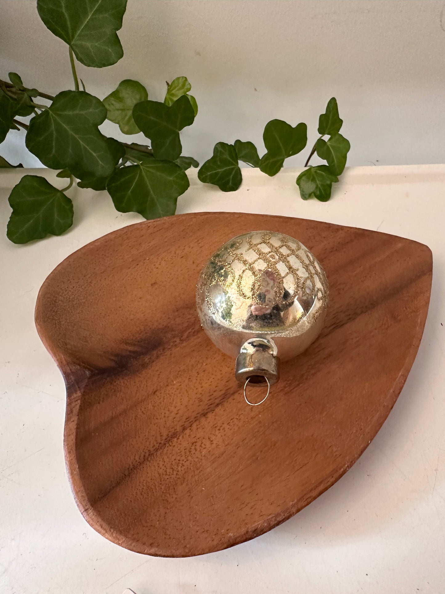 Vintage Jaren 60 kerstbal