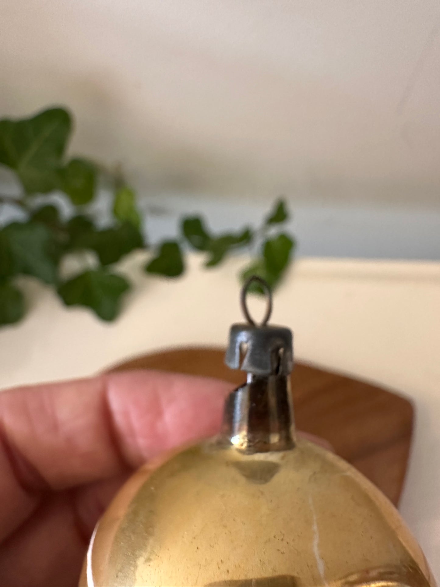 Vintage kerstbal jaren 60