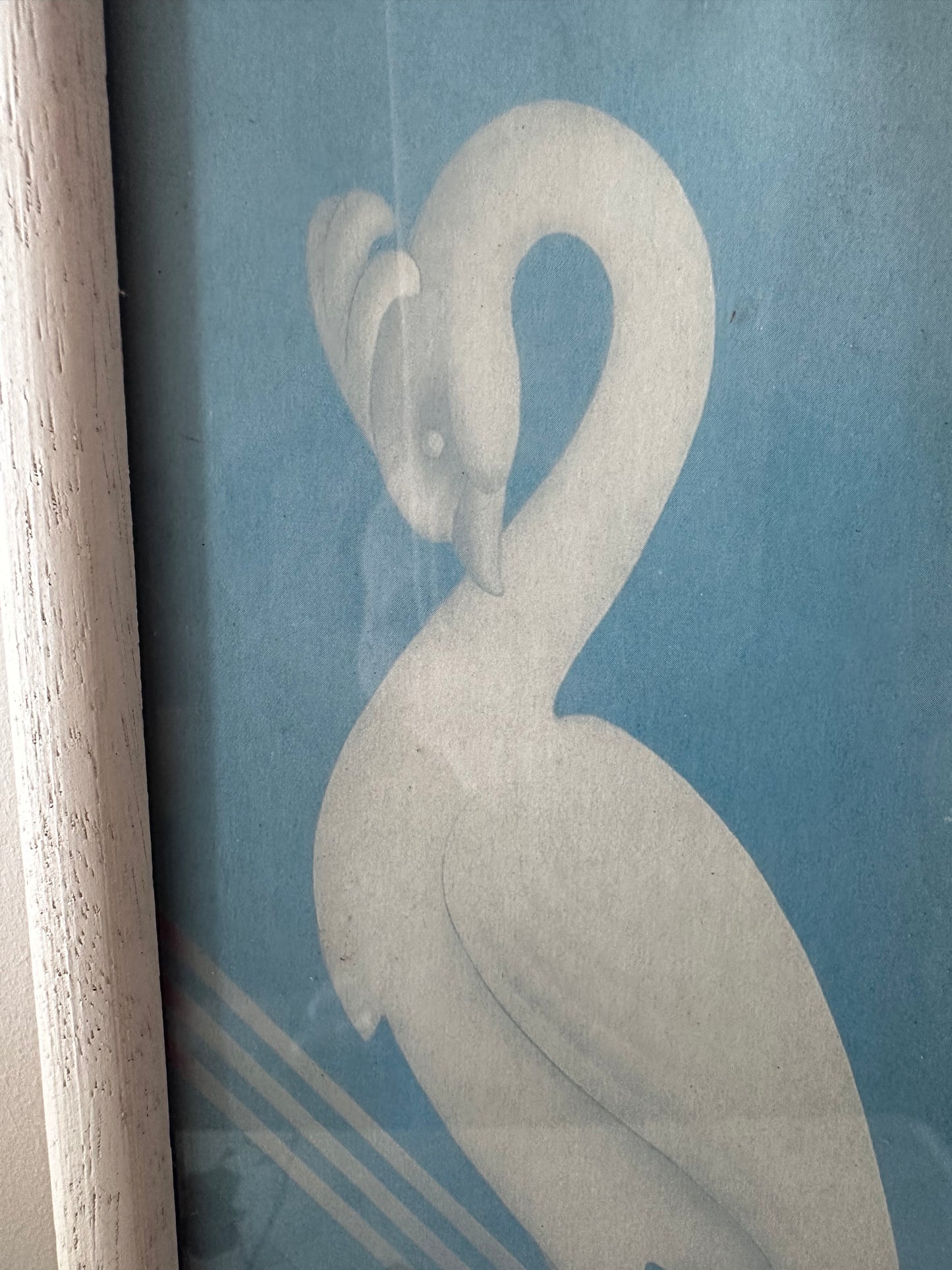 Art Deco Stijl prent met lijst