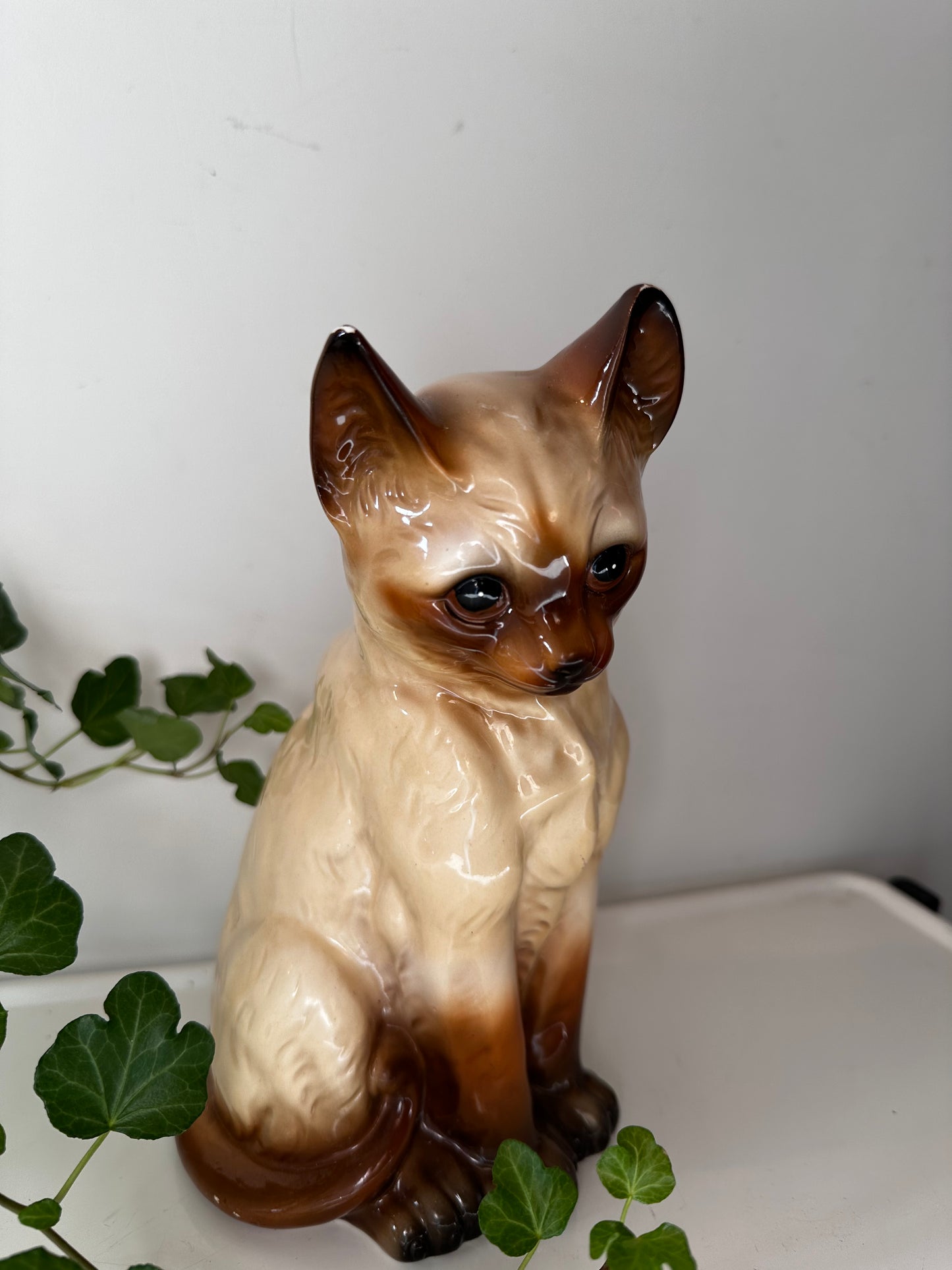 Porseleinen kat jaren 70 uit Italië