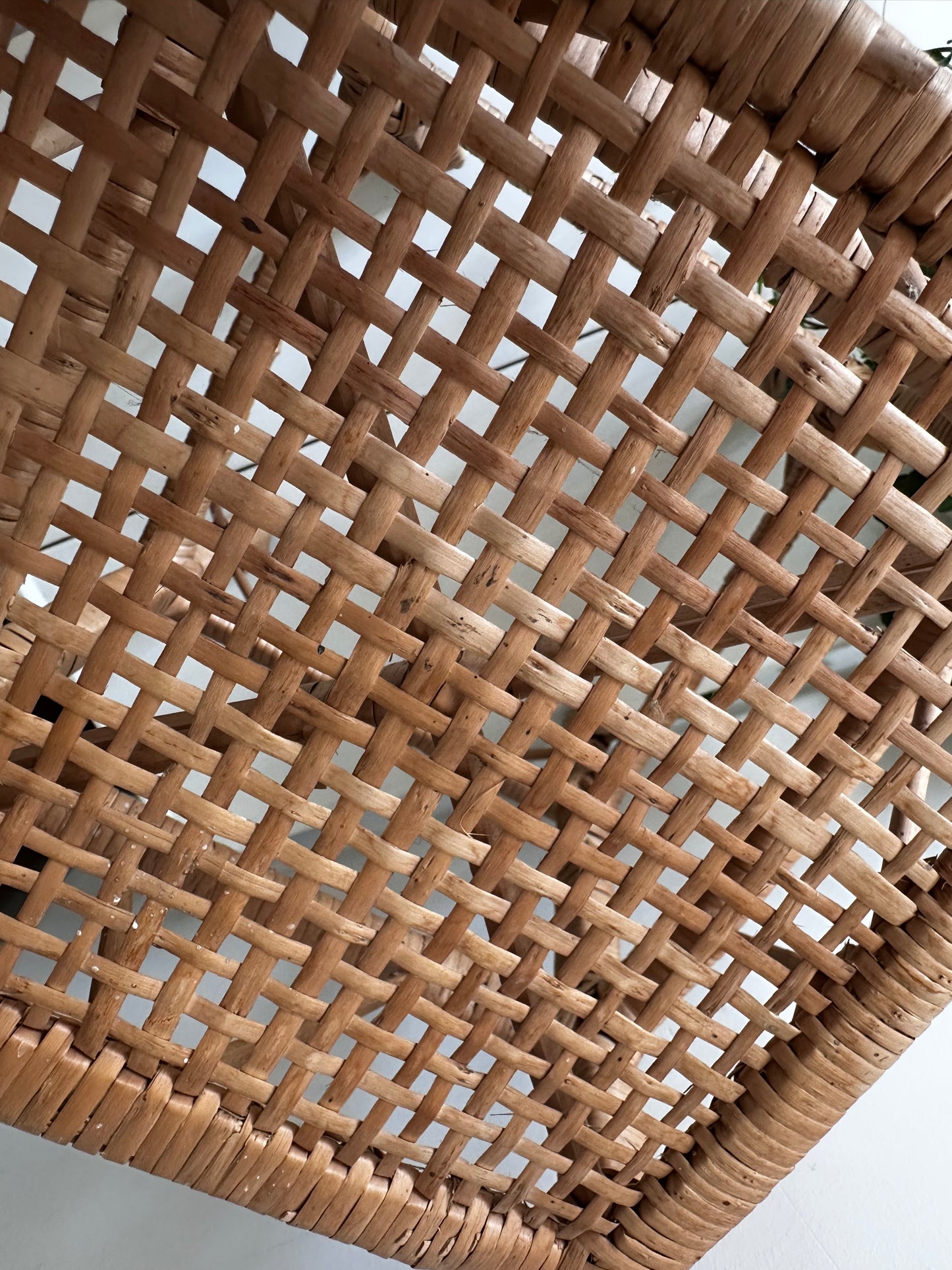 Rotan vintage plantentafeltje