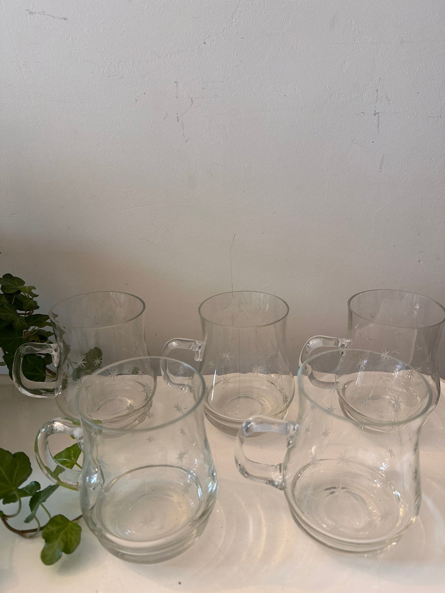 Set van 5 gluhwein glazen