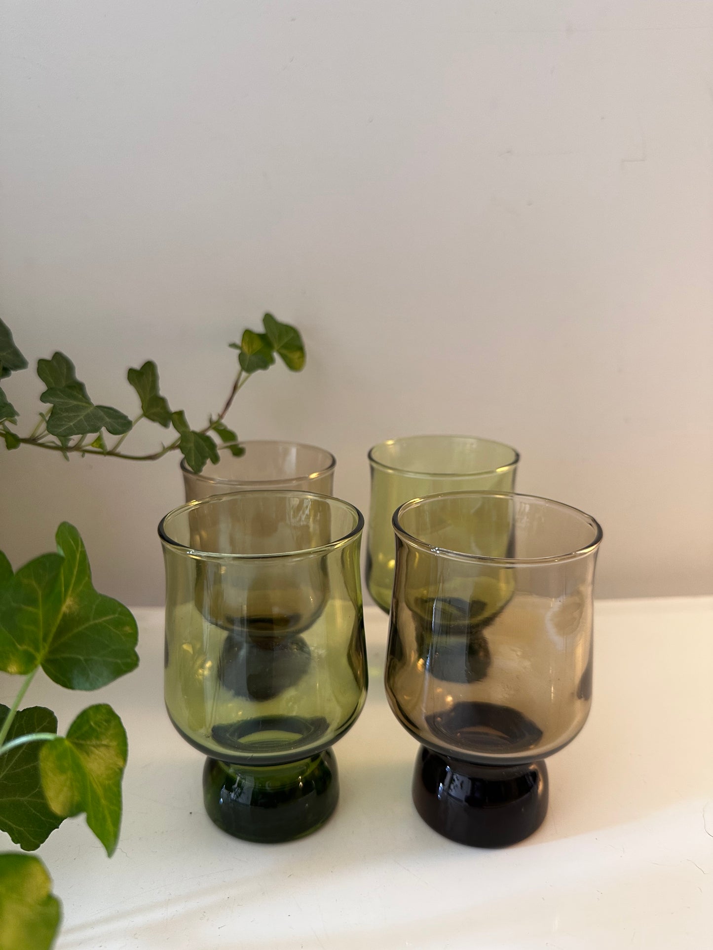 Vintage Jaren 60 waterglazen