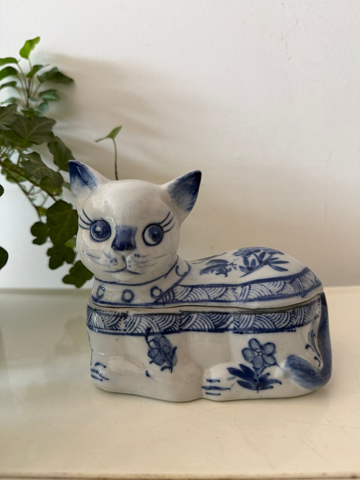 Keramieken katten doosje