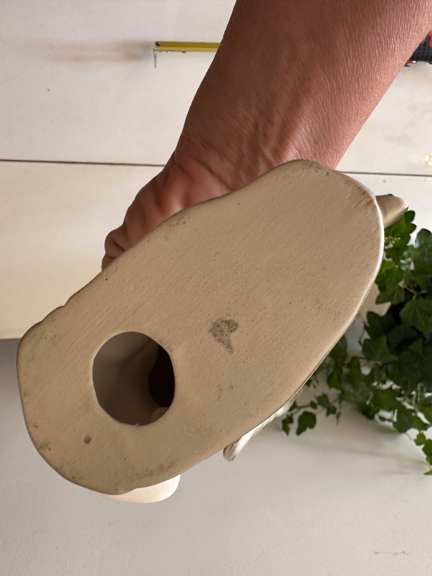 Porseleinen eend beeldje vintage