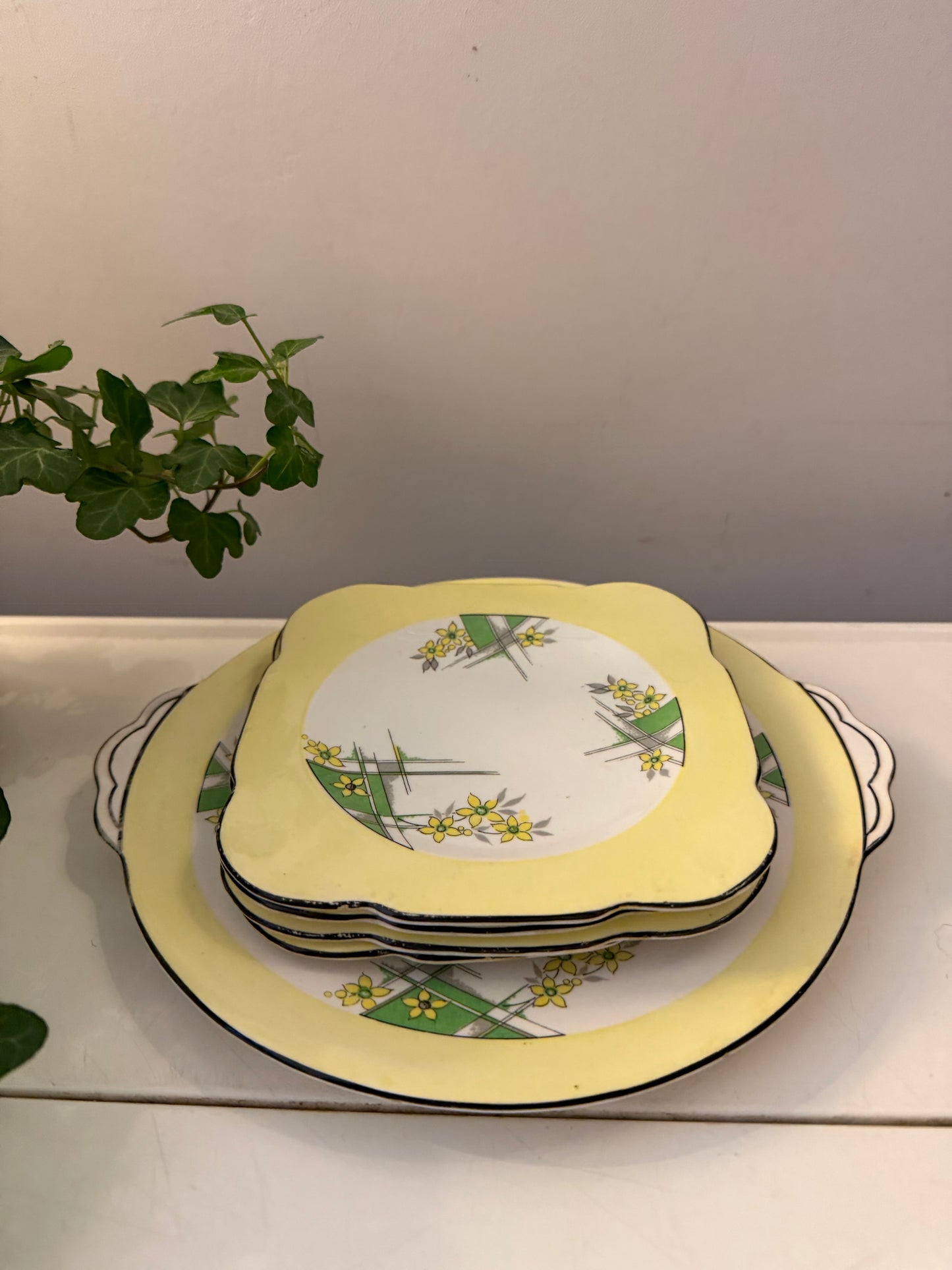 Art Deco gebaksset