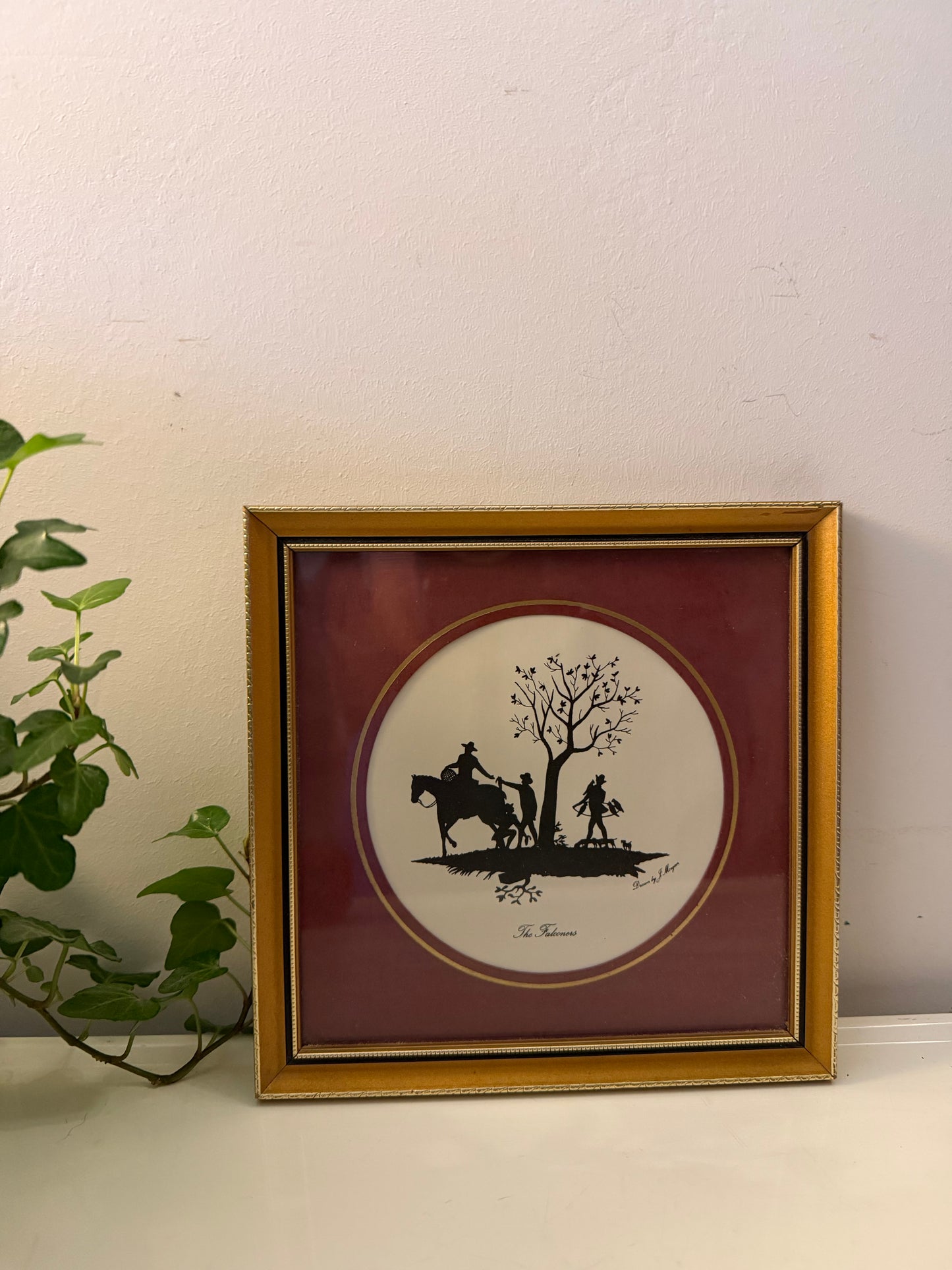 Silhouet prent The Falconers