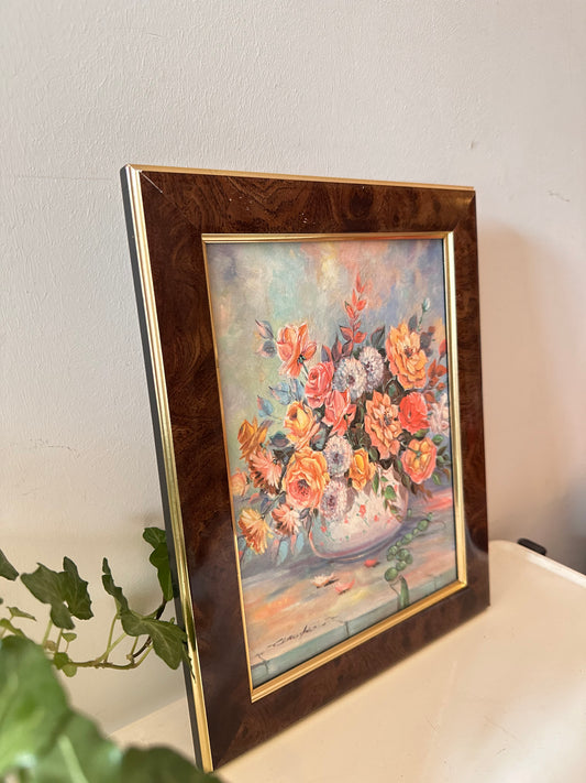 Schilderij met boeket