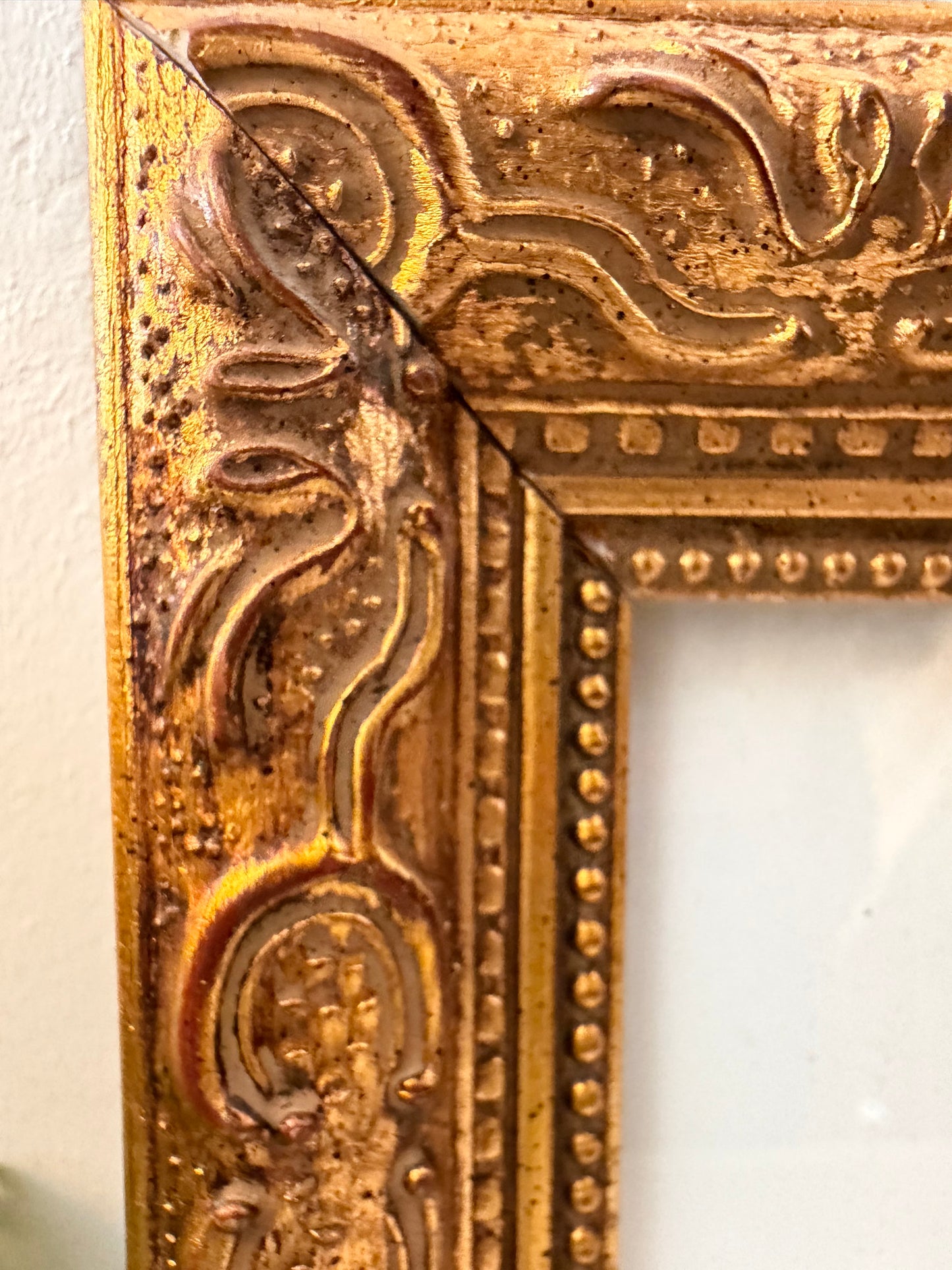 Goudkleurig brocante fotolijstje