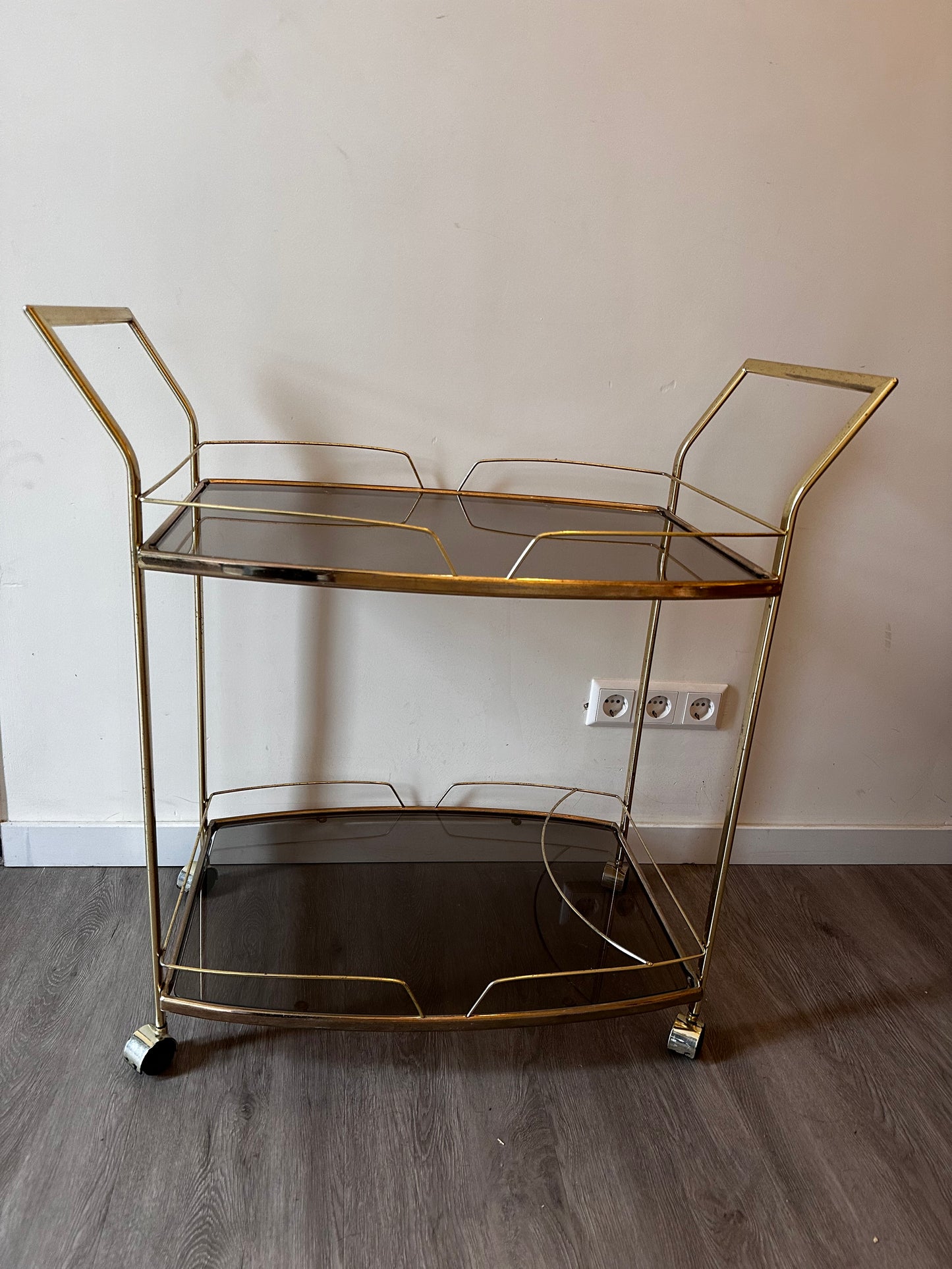 Hollywood Regency Bar Cart