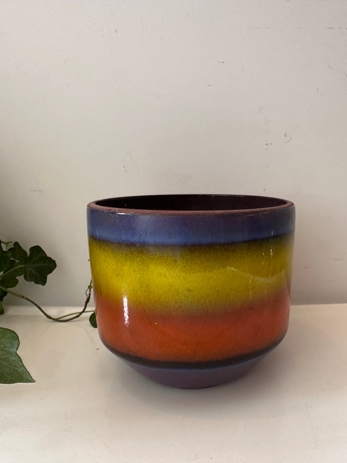 Keramieken jaren 70 bloempot