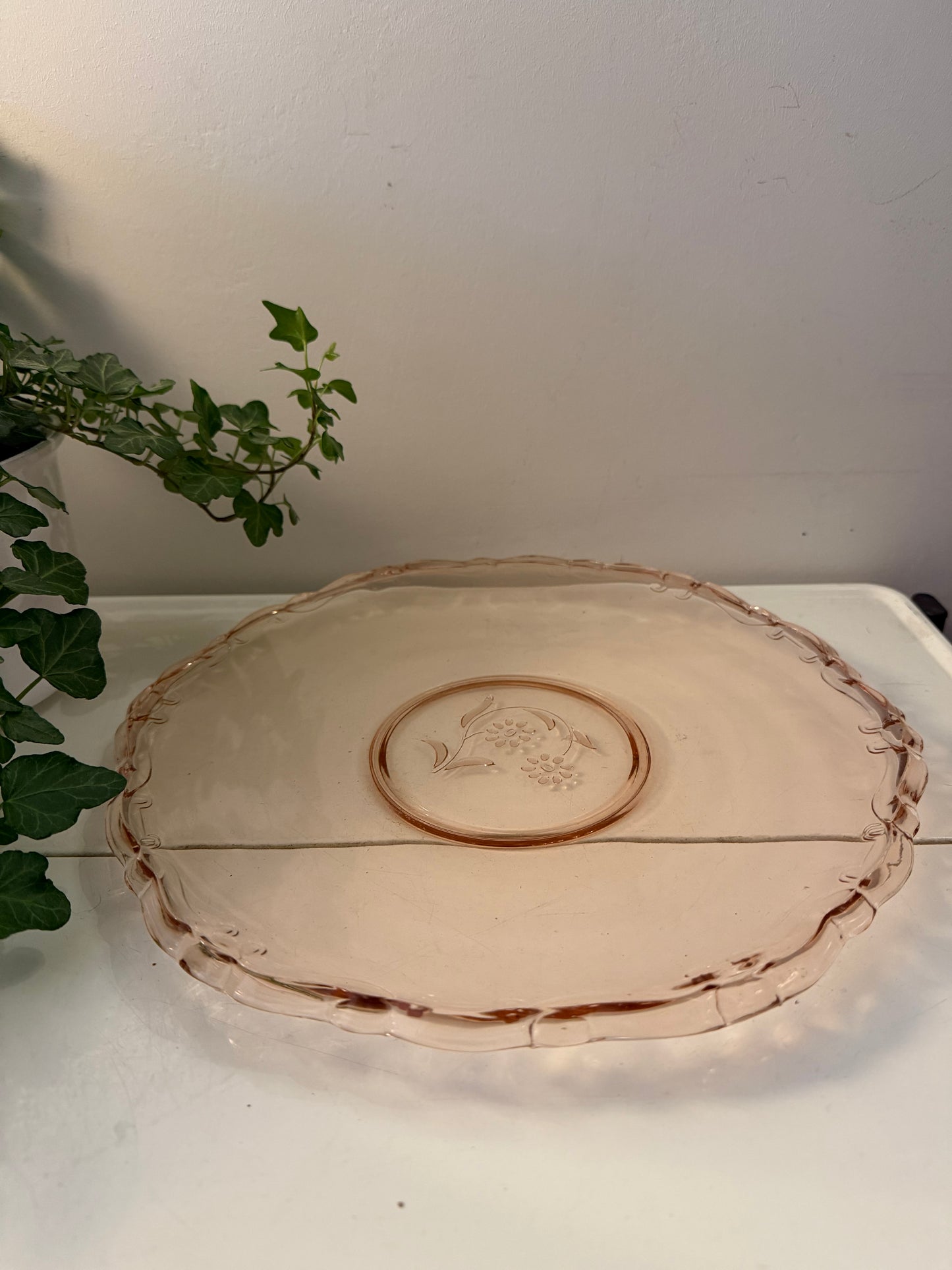 Art Deco persglazen schaal