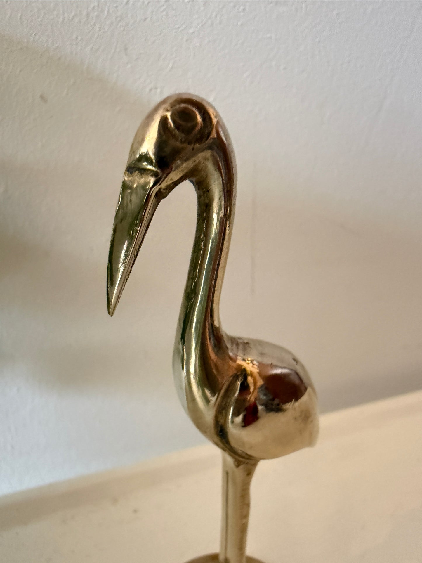 Messing flamingo