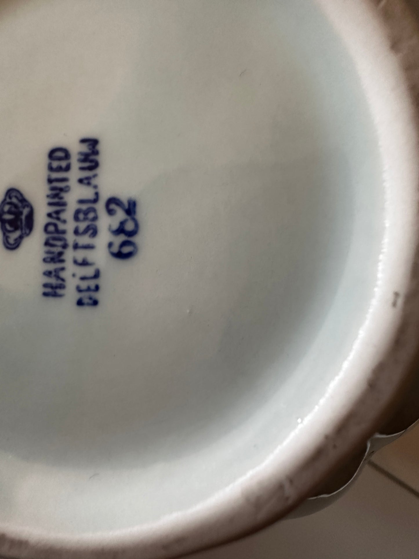 Delftsblauw porseleinen vintage vaasje