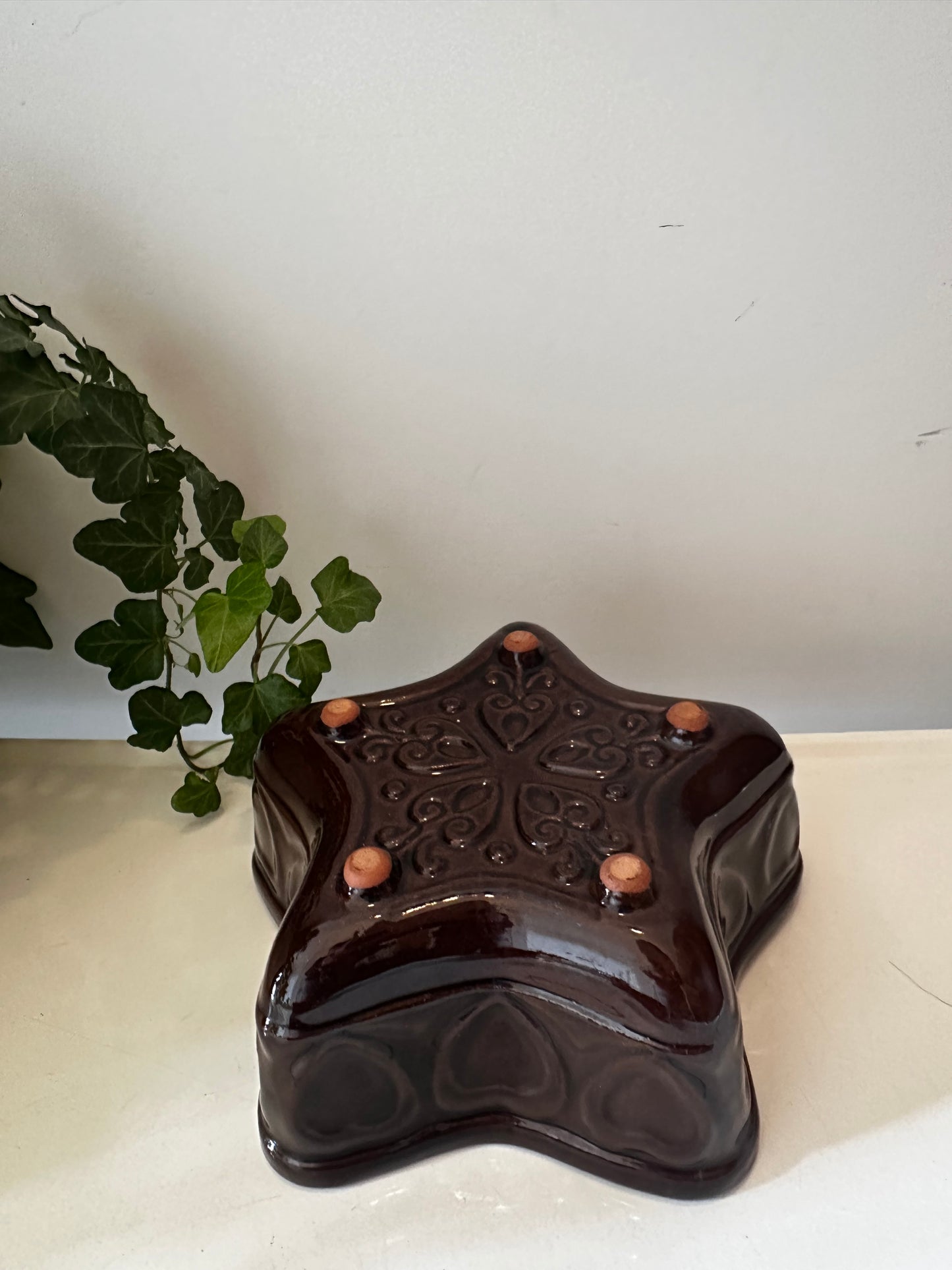 Bakvorm keramiek vintage stervormige