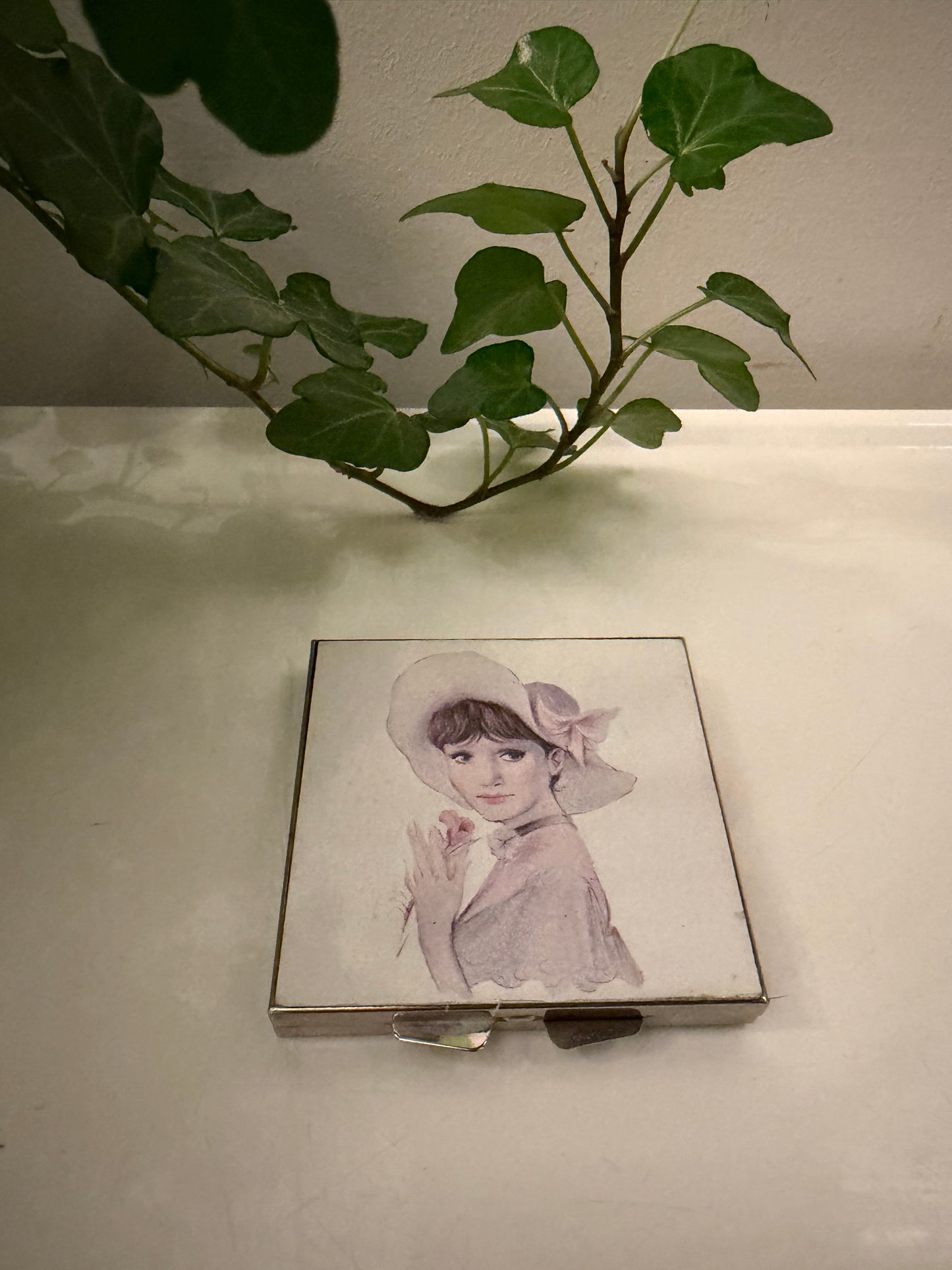 Te gek vintage tasspiegeltje