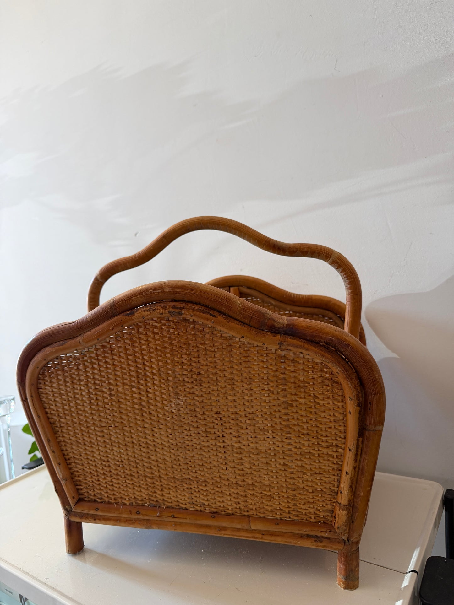Rotan lectuurmand