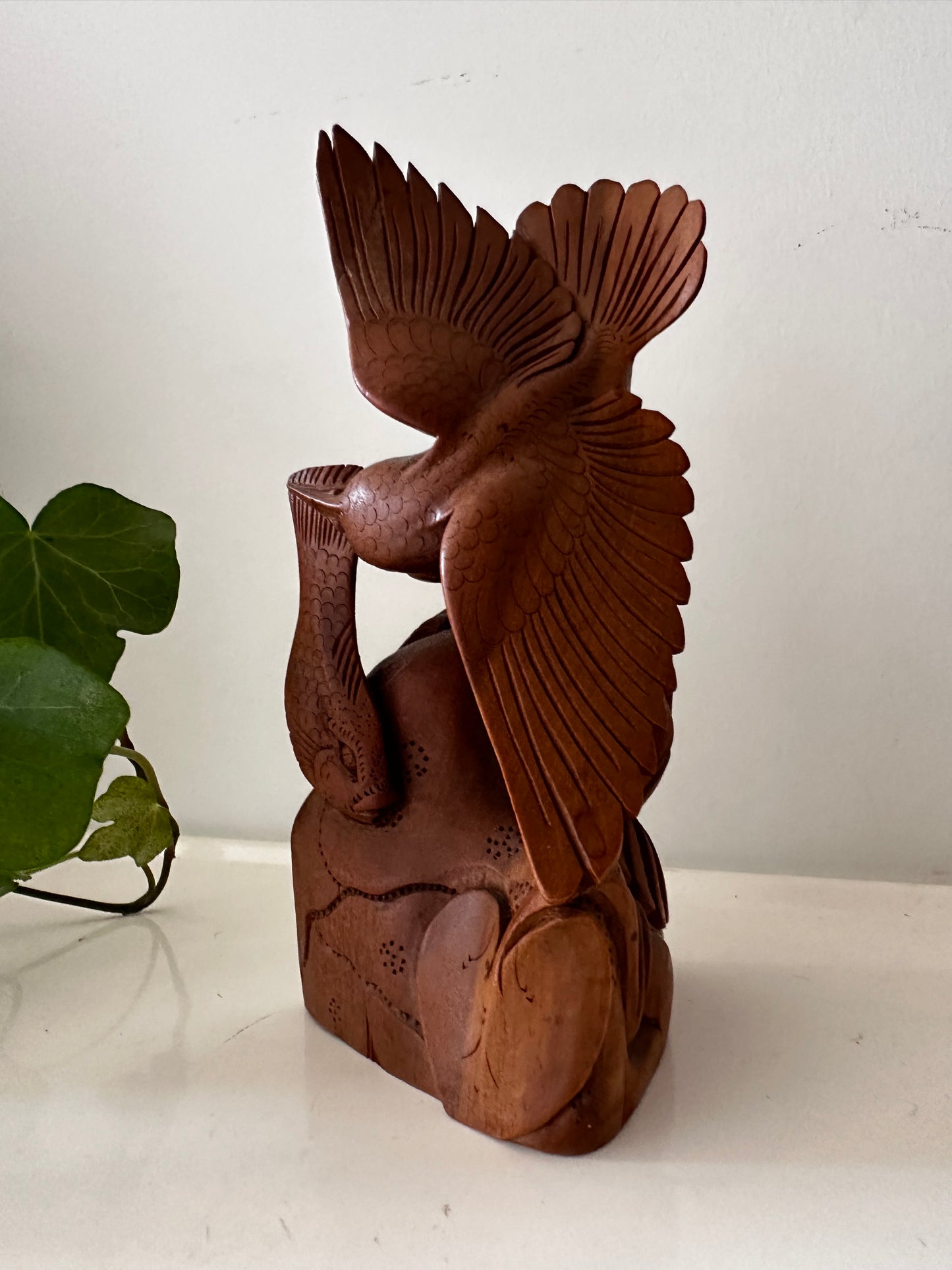 Vintage houten beeldje houtsnijwerk