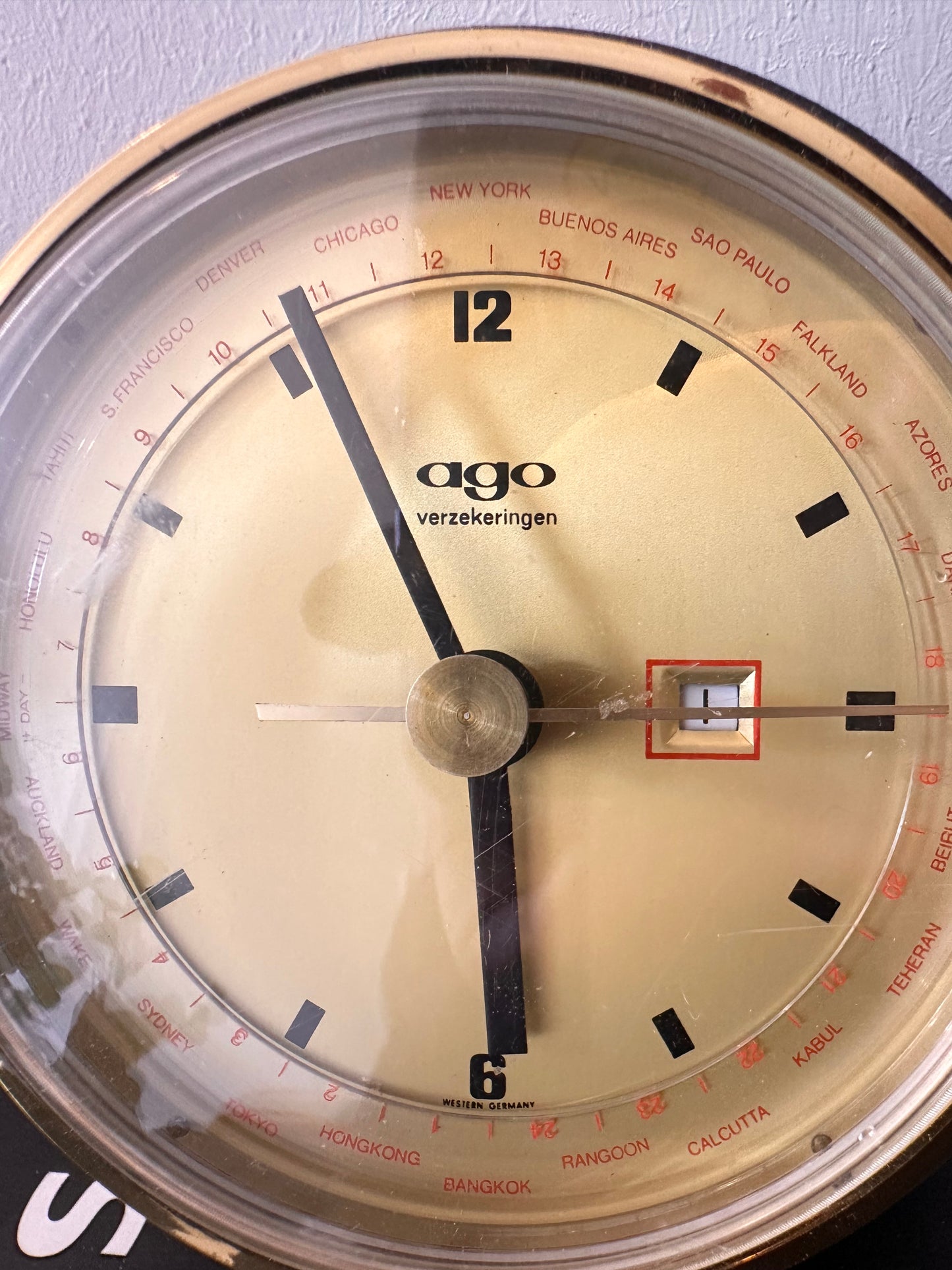 Wereldklokje jaren 70