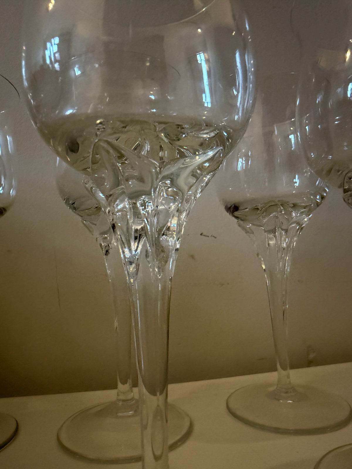Kristallen vintage glazen