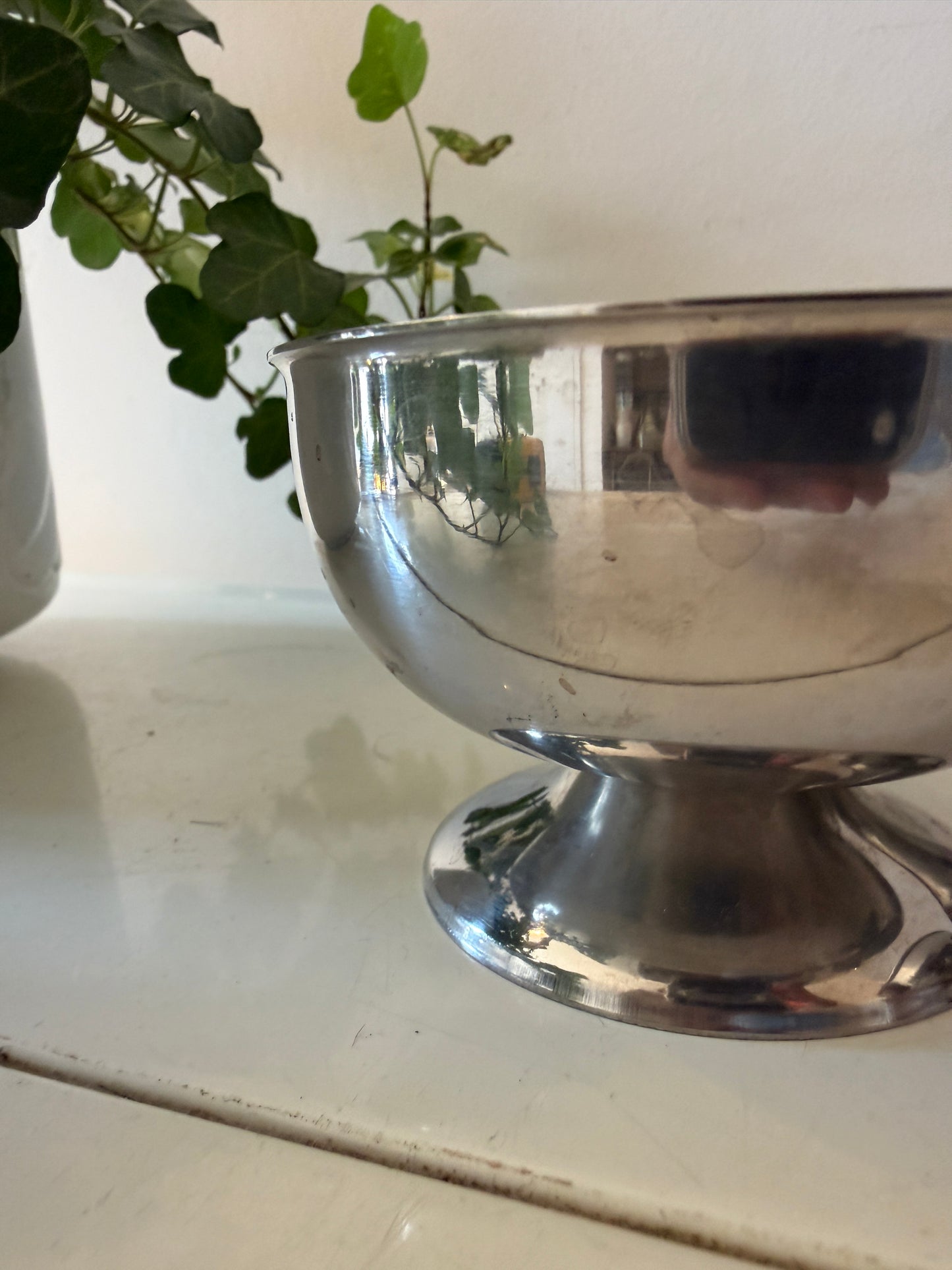 Set van 4 Chrome coupe glazen