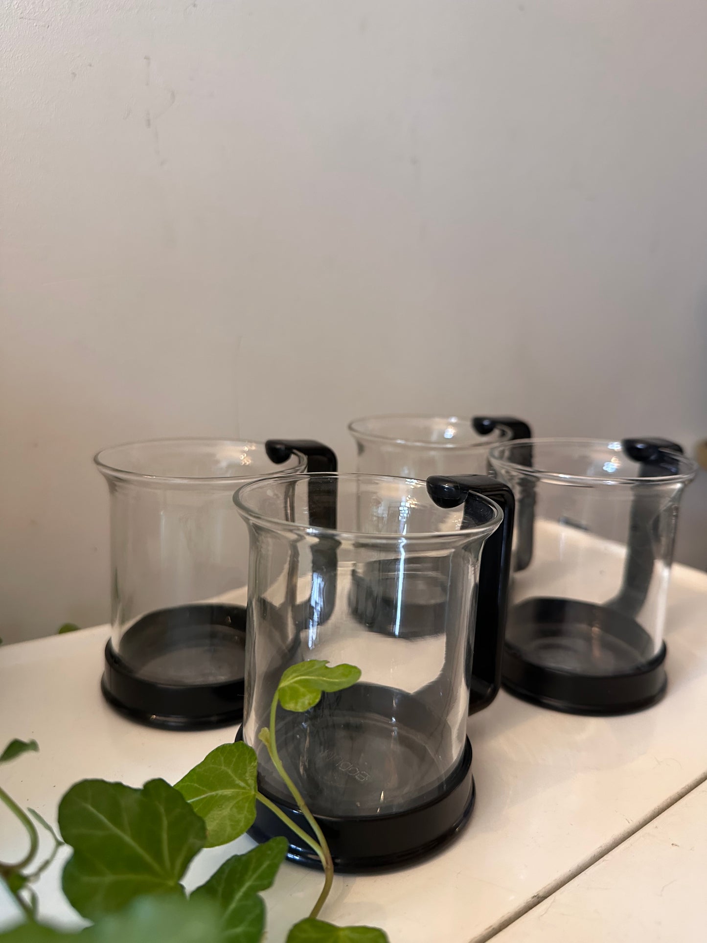 Bodum jaren 80 theeglazen