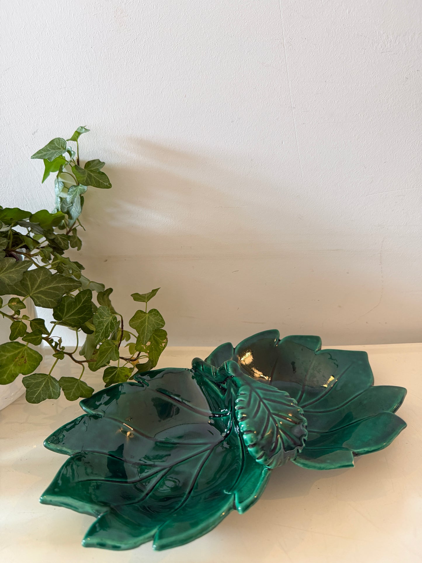 Smaragdgroene Serveerschaal