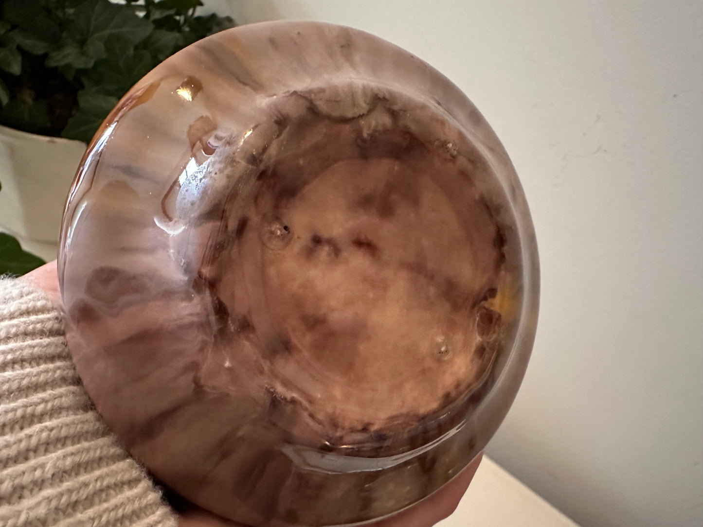 West Germany vaas oranje bruin