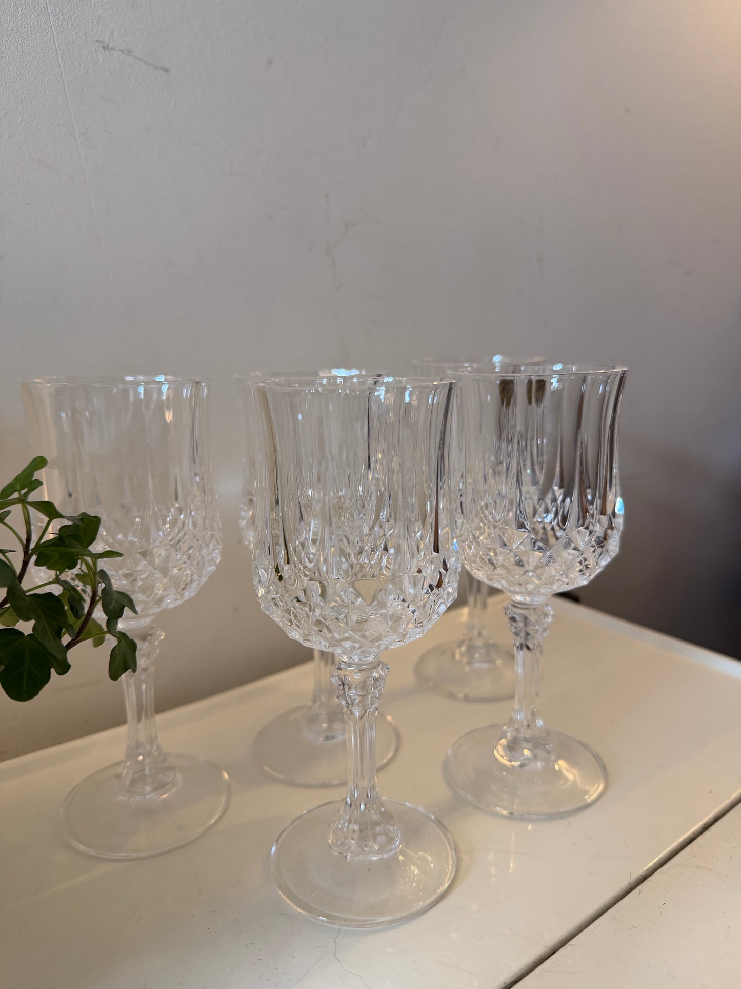 Set van 5 Cristal D’argue wijnglazen