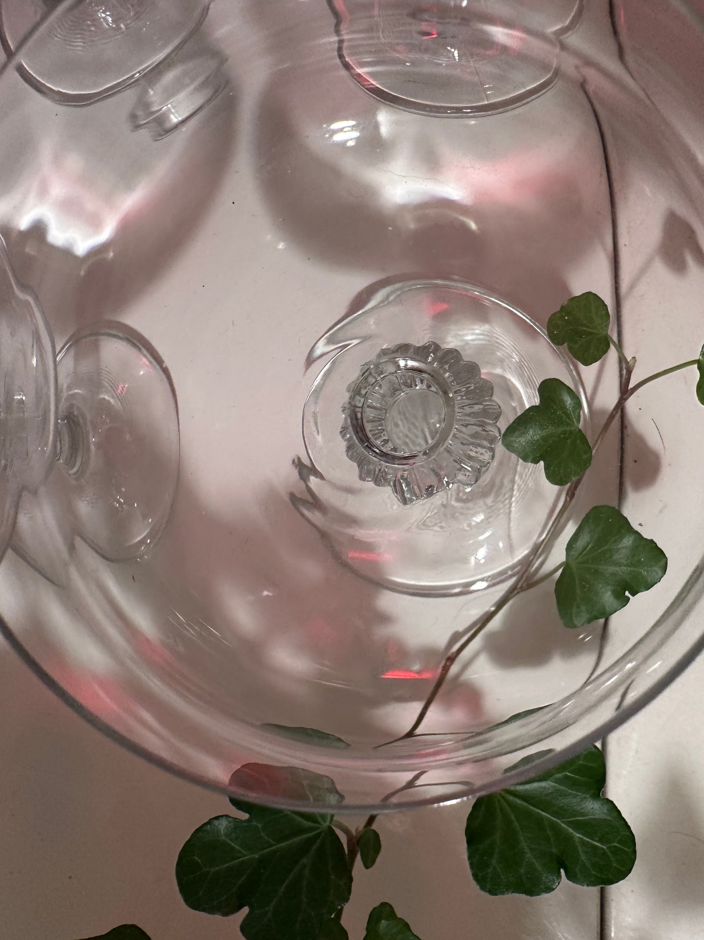 Set van 4 kristallen coupe champagne glazen