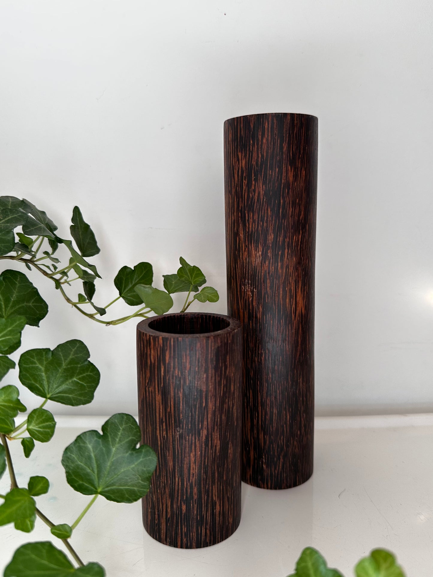 Deens design houten kandelaar set