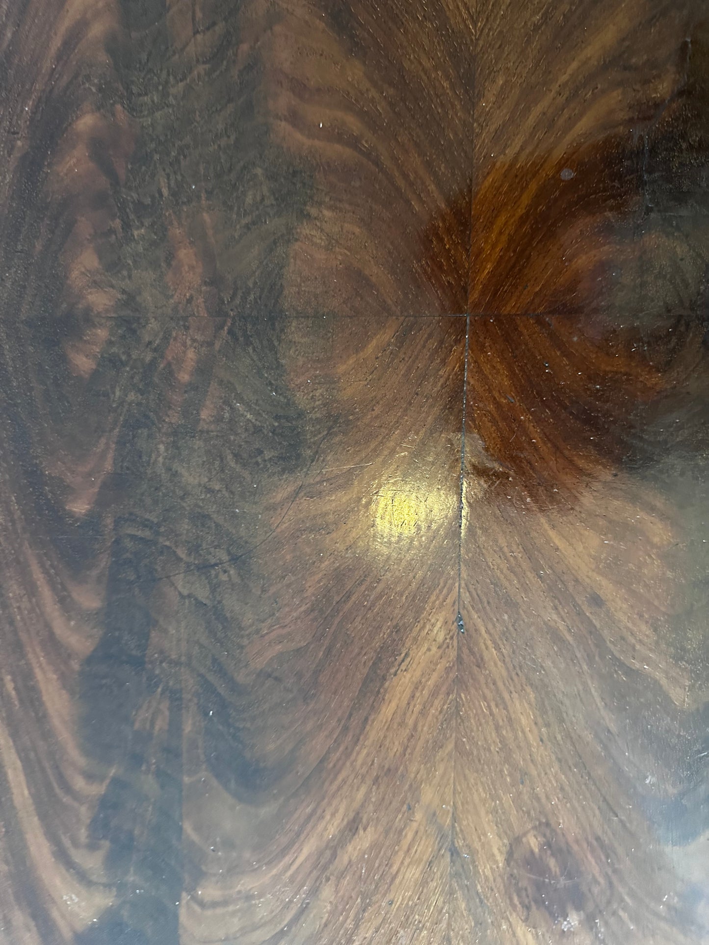 Vintage mahonie houten kastje