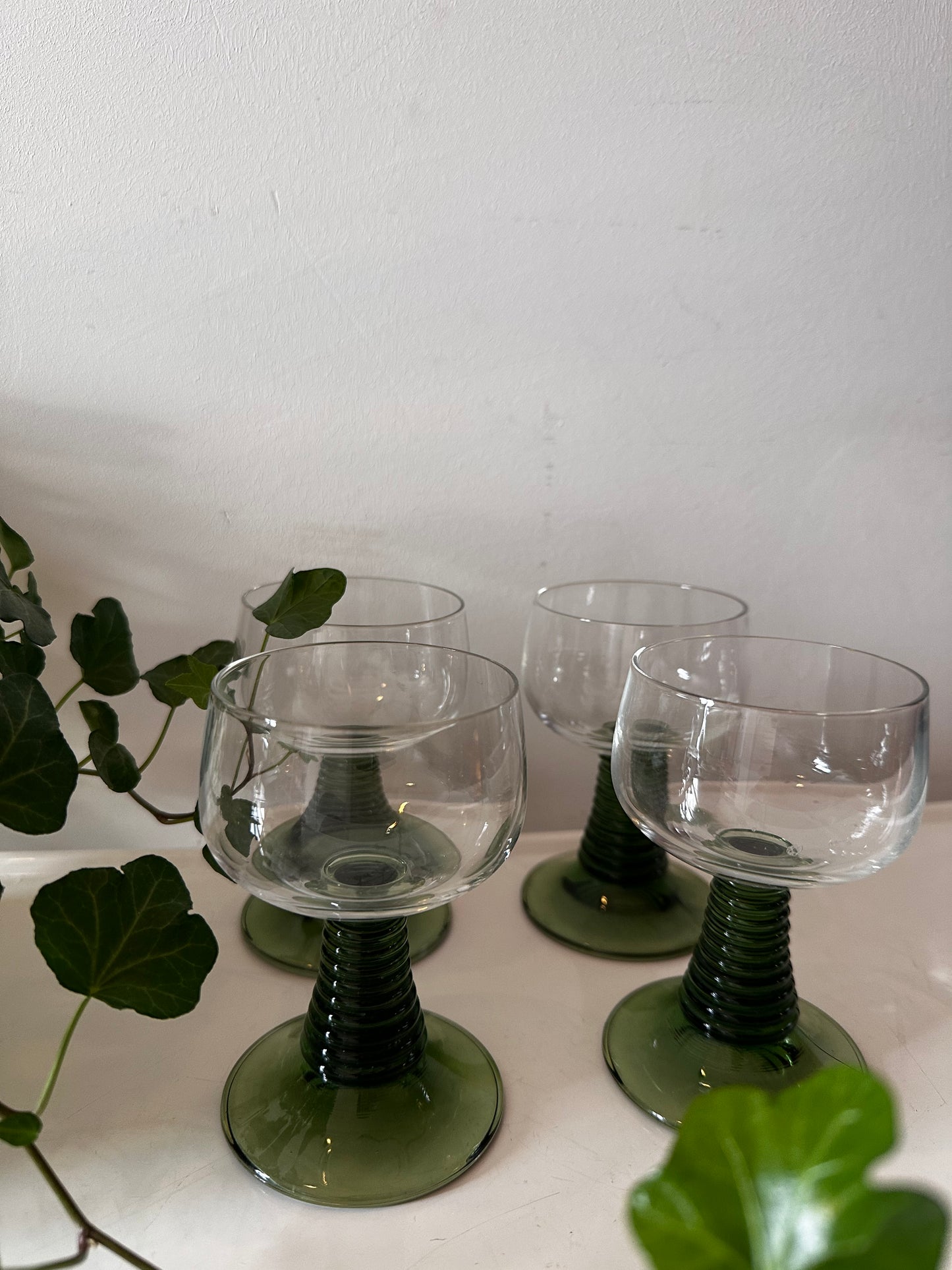 Set van 4 Roemer Moezel glazen