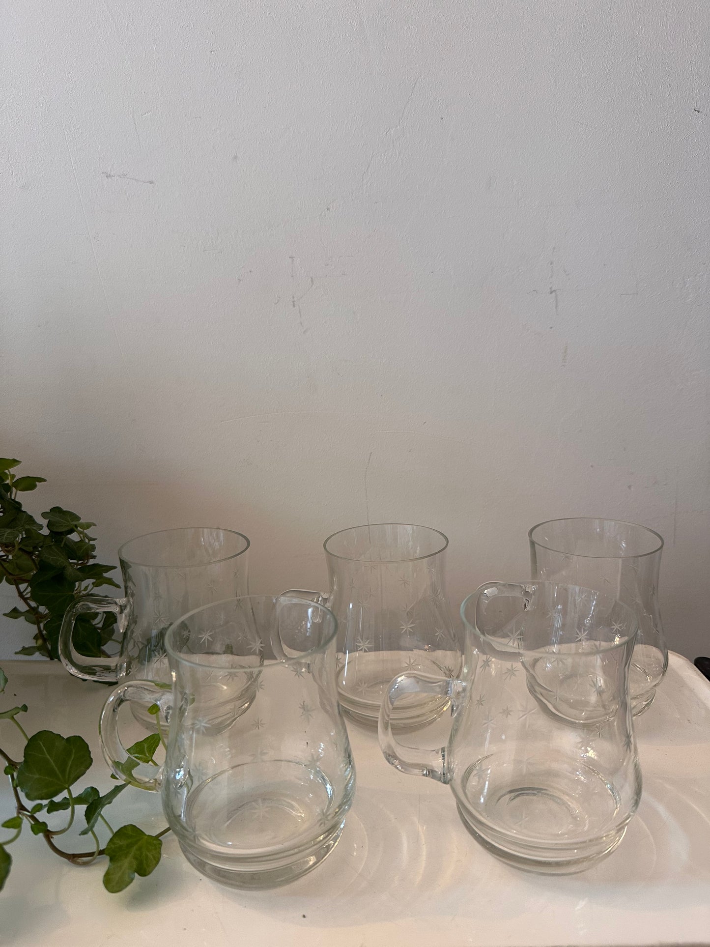 Set van 5 gluhwein glazen