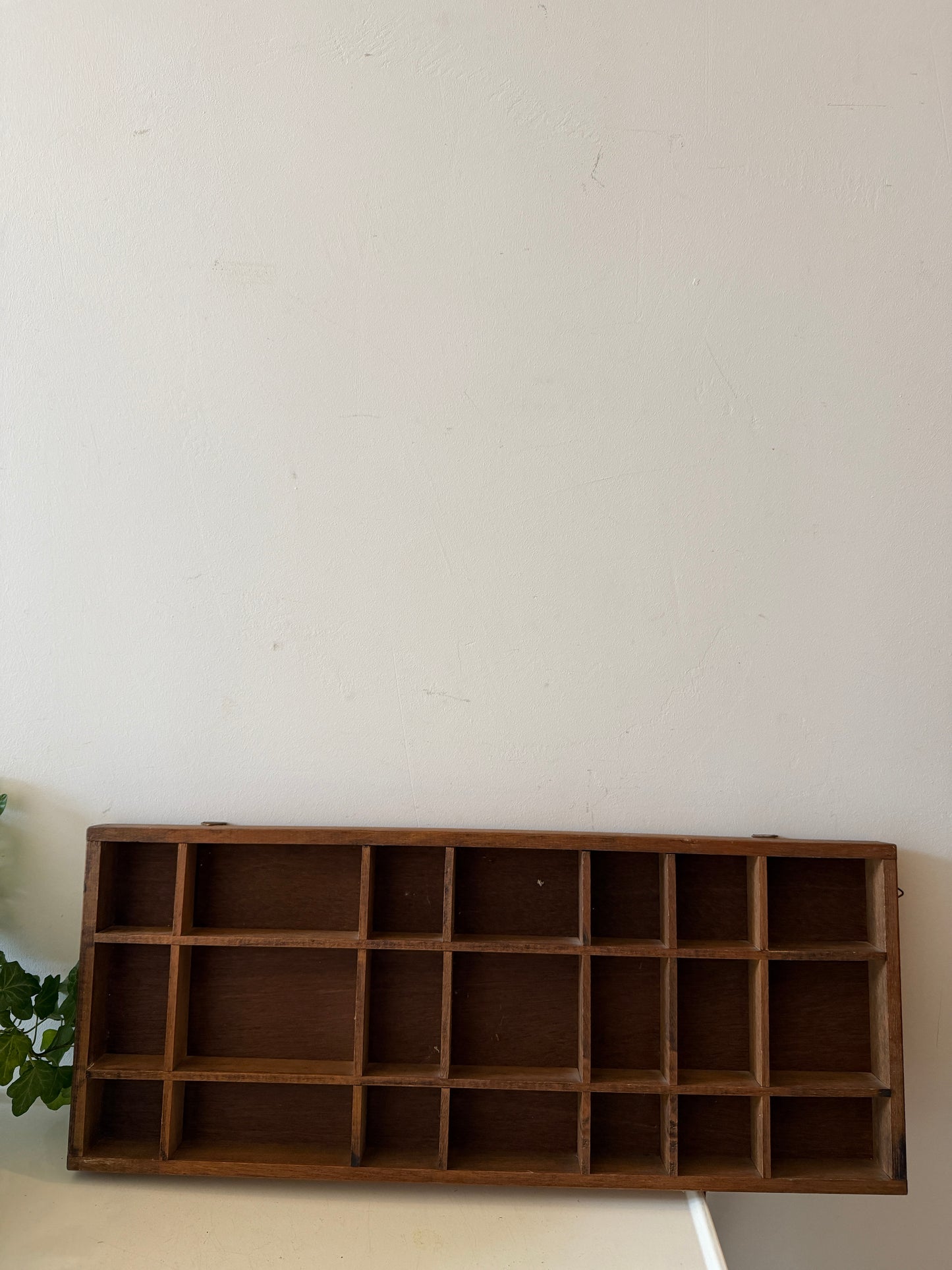 Houten jaren 70 letterbak