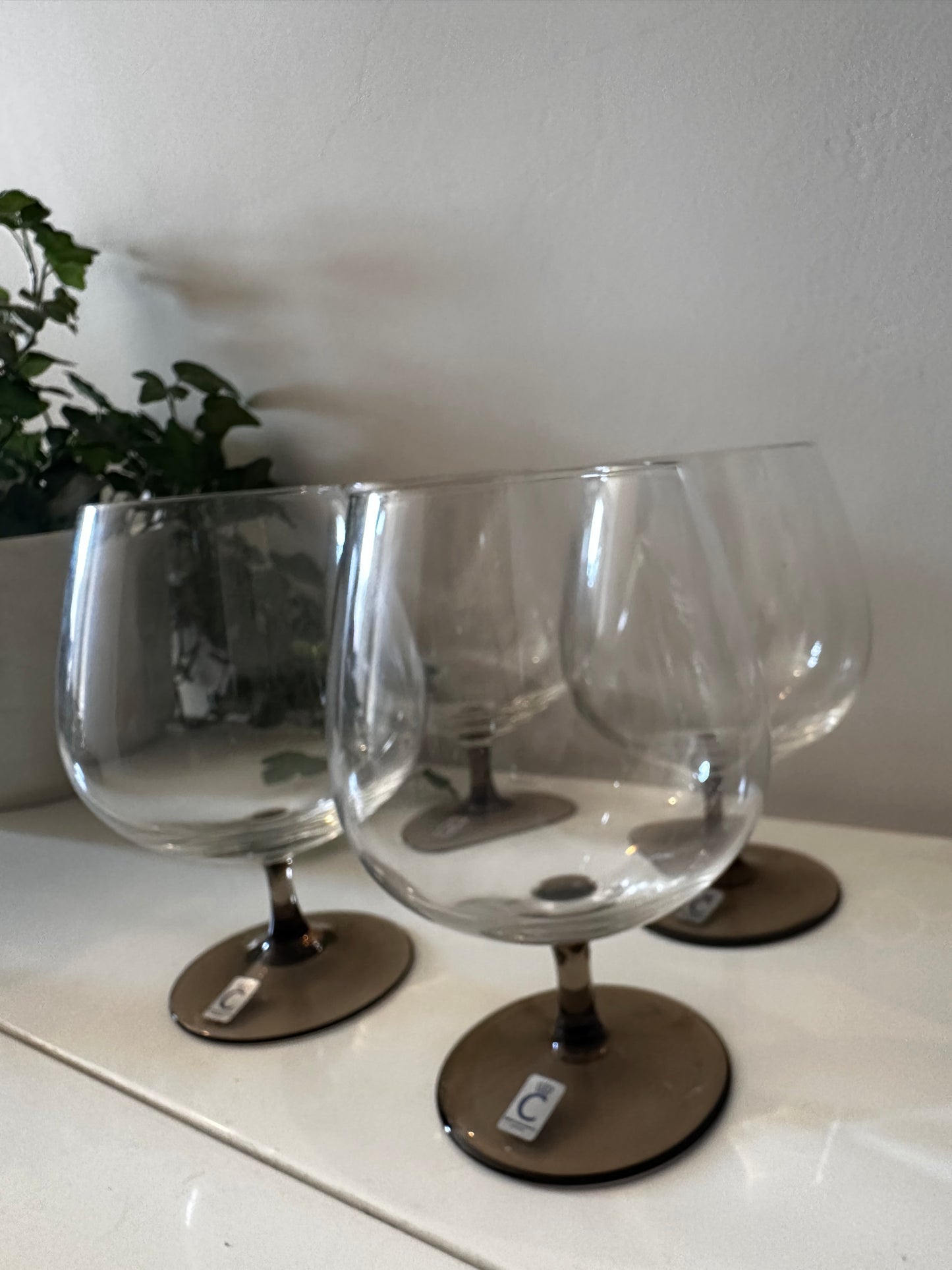 Schott en Zwiesel Christinehutte vintage set van 4 cognac glazen