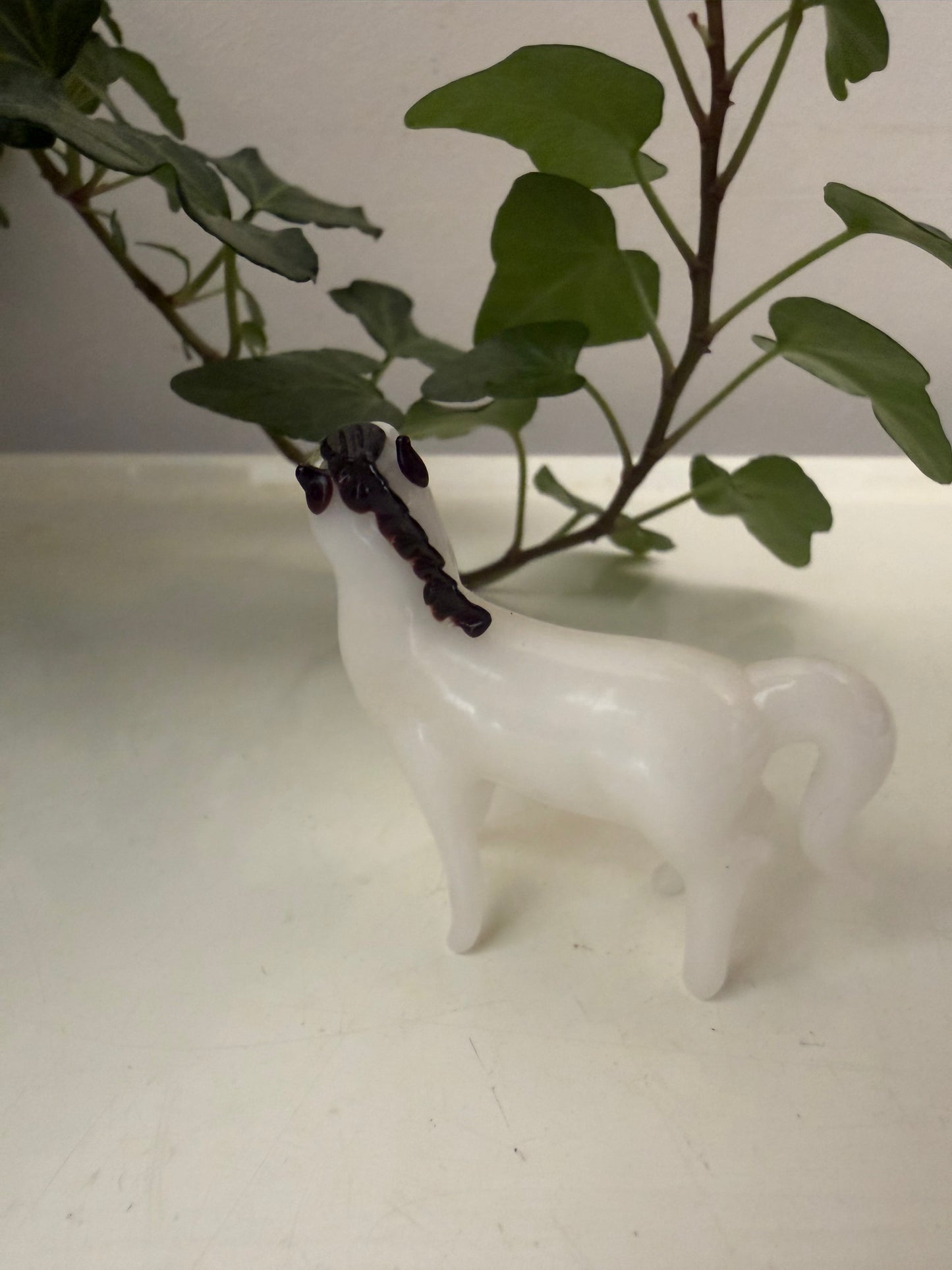 Murano glazen miniatuur beeldje paardje