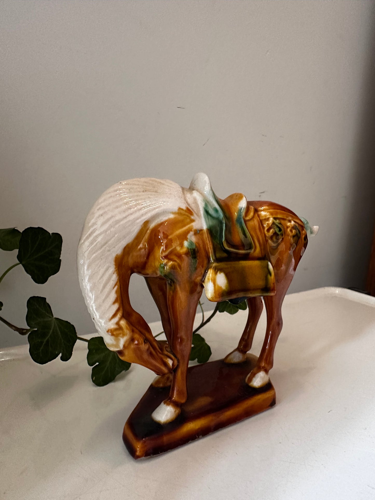 Vintage keramiek Japans paardje