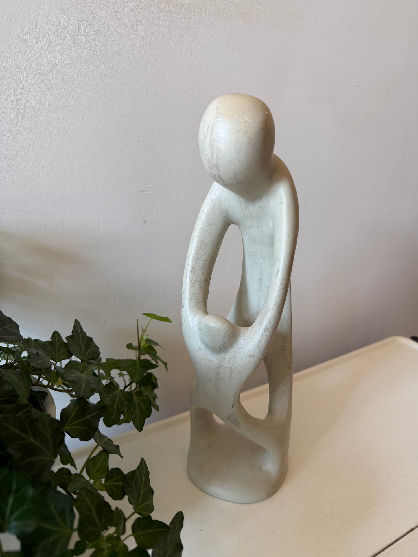 Spekstenen beeld ouder en kind