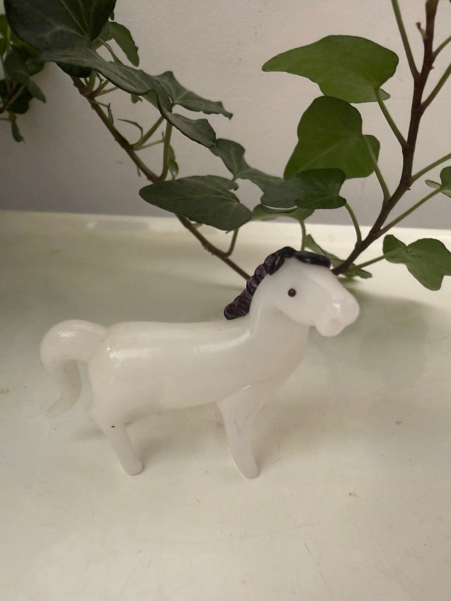 Murano glazen miniatuur beeldje paardje