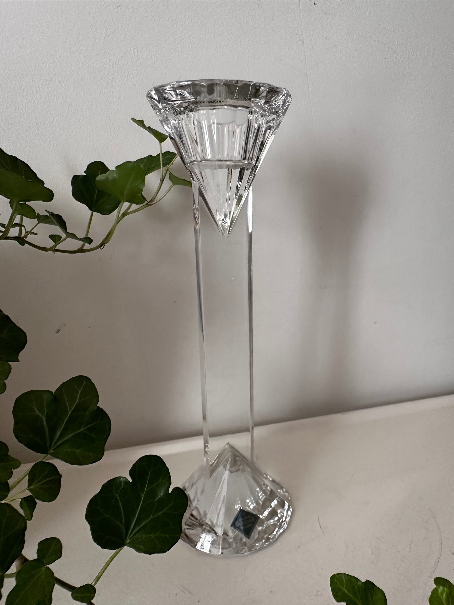 Kristallen vintage kandelaar