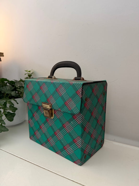 Vintage koffertje voor singeltjes