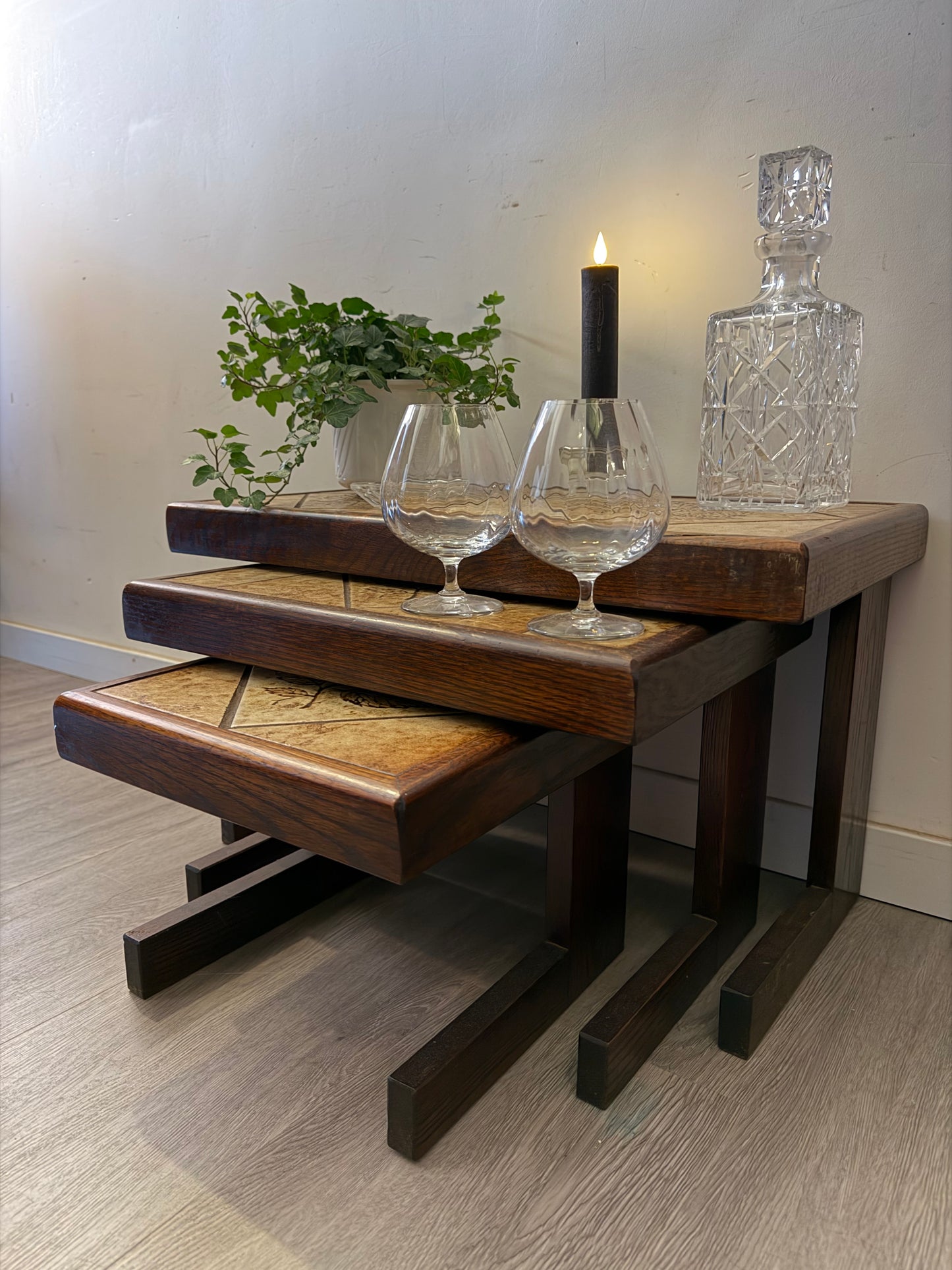 Deens design nesttafels jaren 60/70