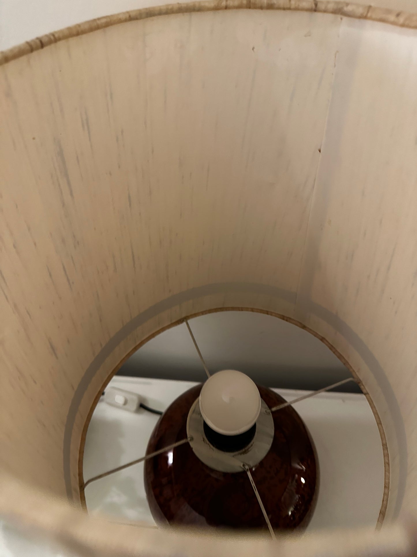 Onwijs gave jaren 70 tafellamp