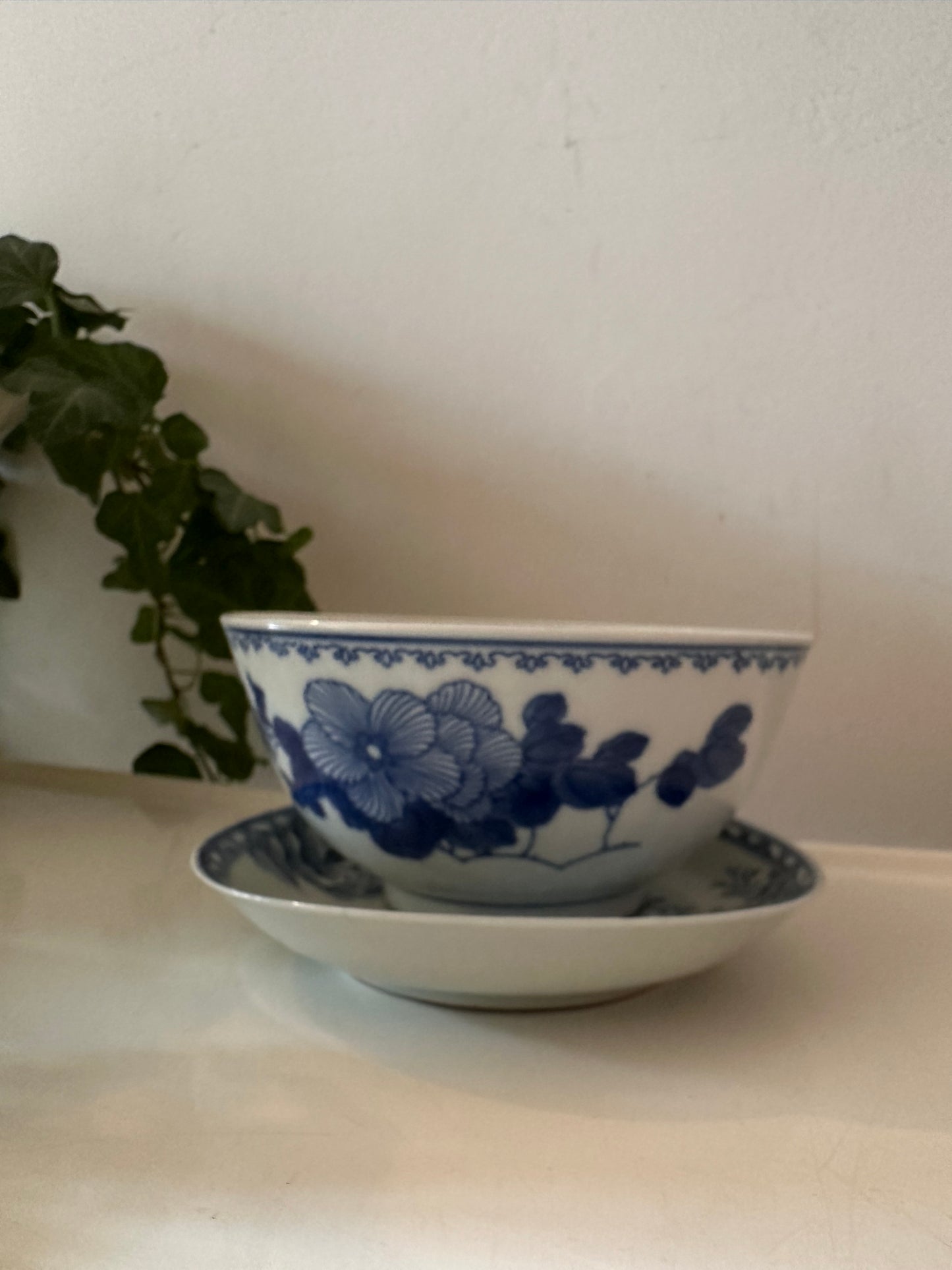 Chinees kommetje met schoteltje