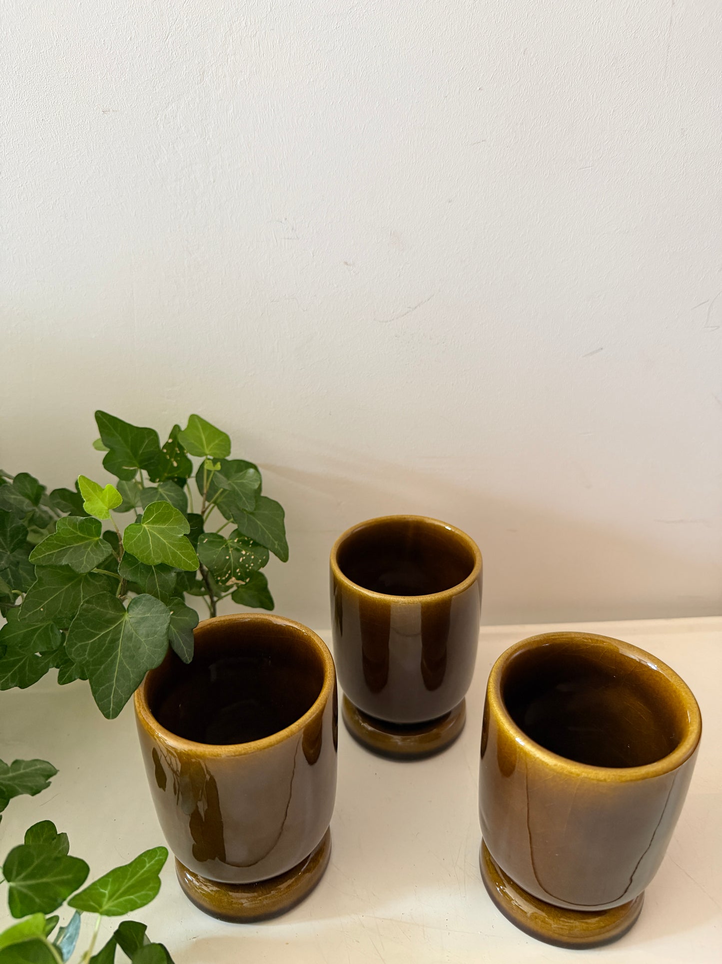 Set van 3 koffiemokken jaren 70 hutschenreuther